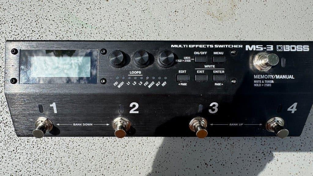 Boss ms3 multi-effectpedaal, Muziek en Instrumenten, Effecten, Ophalen of Verzenden, Zo goed als nieuw, Multi-effect
