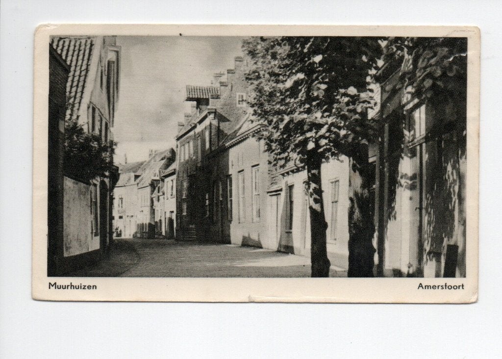 Amersfoort. Oude Ansichtkaart Muurhuizen., Ophalen of Verzenden, 1940 tot 1960, Gelopen, Utrecht