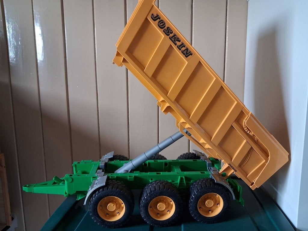 Bruder Joskin Kiepaanhanger, Ophalen, Gebruikt