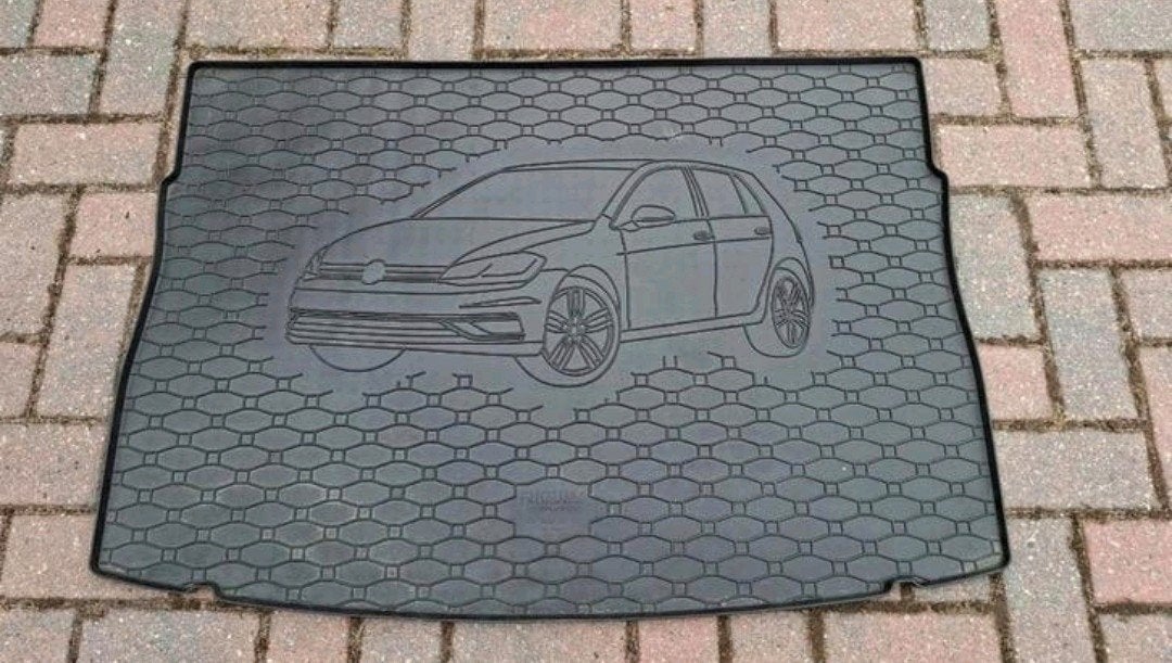 Rubberen kofferbakmat VW Golf 7 Hatchback (2016), Ophalen of Verzenden, Zo goed als nieuw