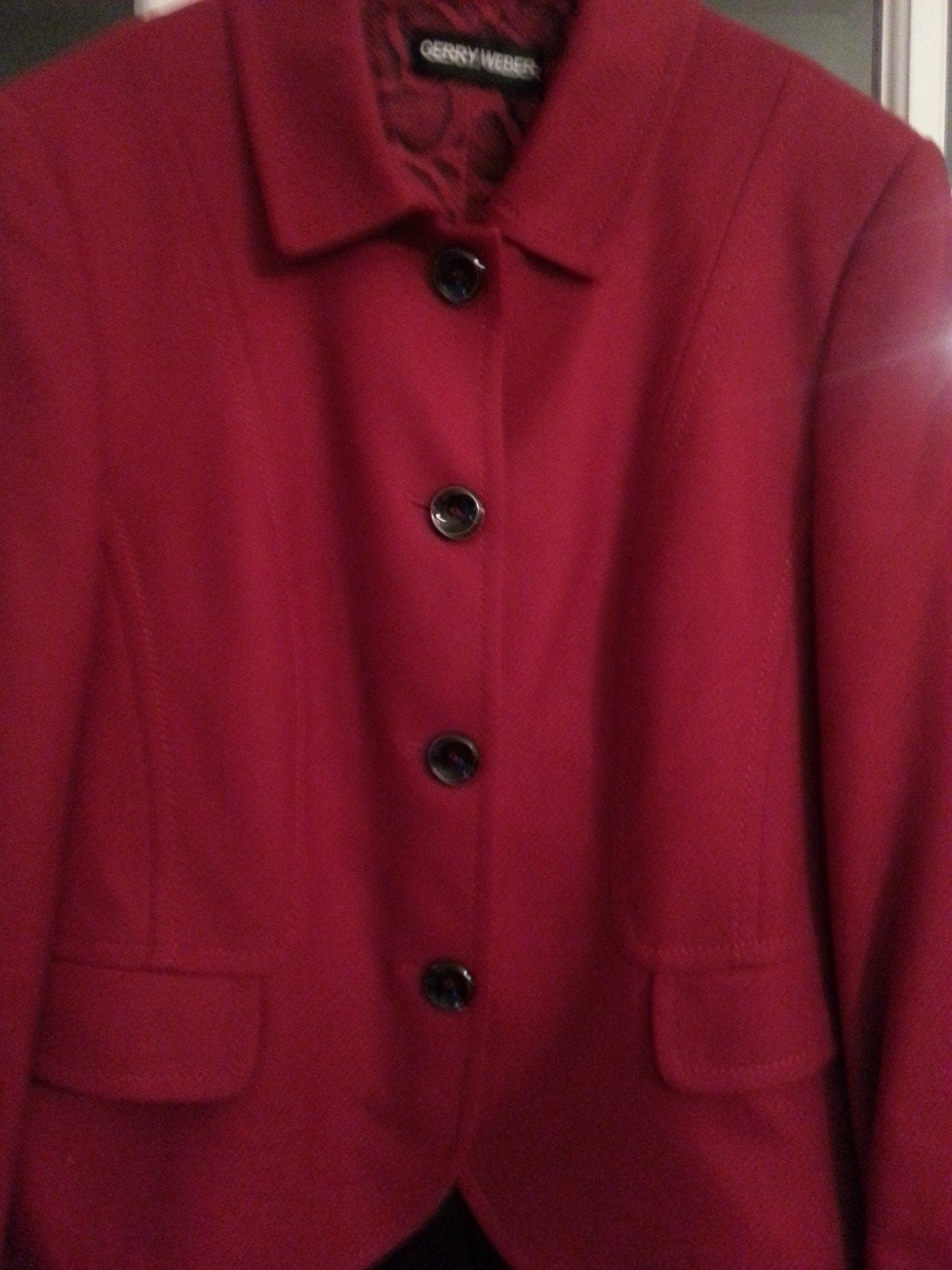 Gerry Weber jasje donkerrood, Ophalen of Verzenden, Zo goed als nieuw, Maat 38/40 (M), Rood
