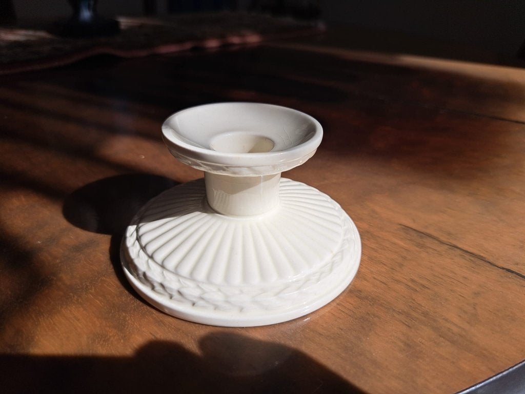 Wedgwood Edme Kaarsenhouder – Tijdloze Klassieker, Klassiek, Overige typen, Ophalen of Verzenden, Zo goed als nieuw