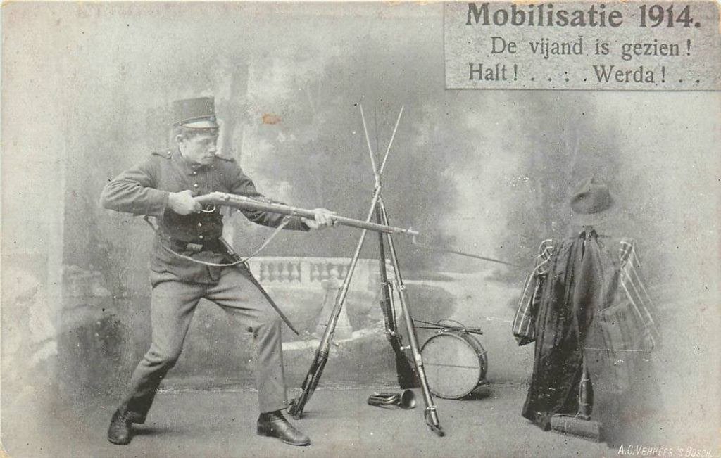 388-523-039 Mobilisatie 1914, Verzenden, Voor 1920, Zuid-Holland