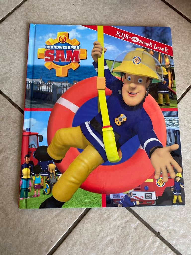 Brandweerman sam zoekboek, Boeken, Kinderboeken | Baby's en Peuters, Ophalen, Zo goed als nieuw