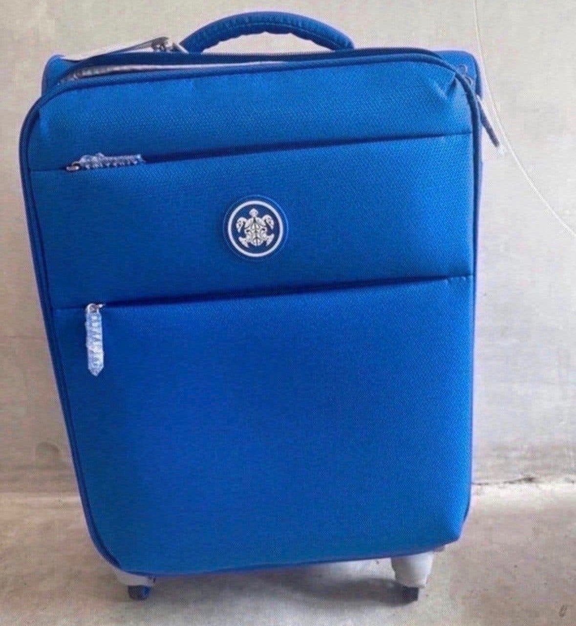 Caretta Soft 20 inch Dazzling Blue Koffer, Ophalen, 40 tot 60 cm, 20 tot 30 cm, Blauw