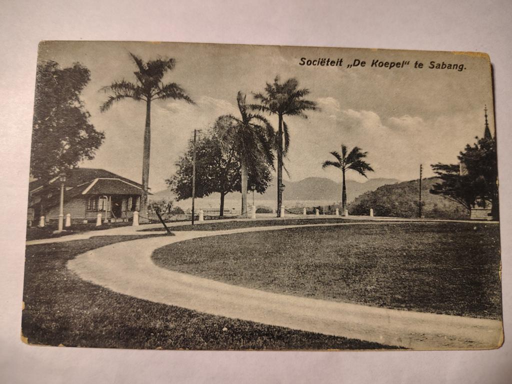 Nederlands-Indië Sociëteit "De Koepel" te Sabang., Ophalen of Verzenden, 1920 tot 1940