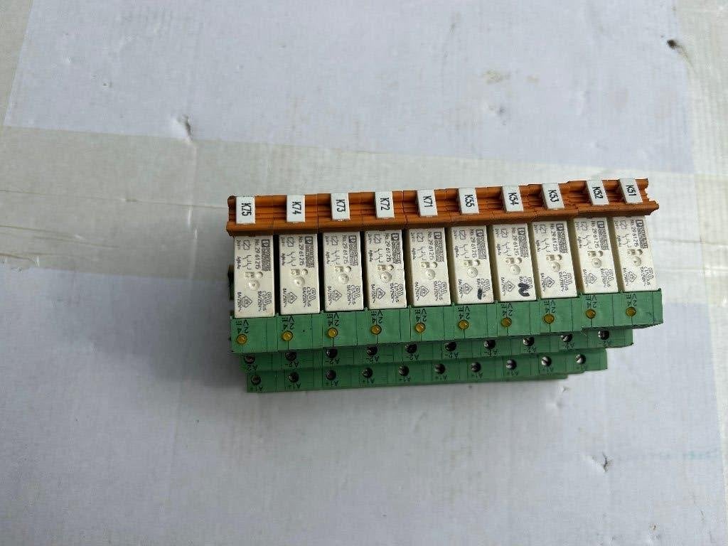 :Phoenix Contact 10x Relaismodule 24VDC 2961215 Werkend, Hobby en Vrije tijd, Ophalen of Verzenden, Gebruikt