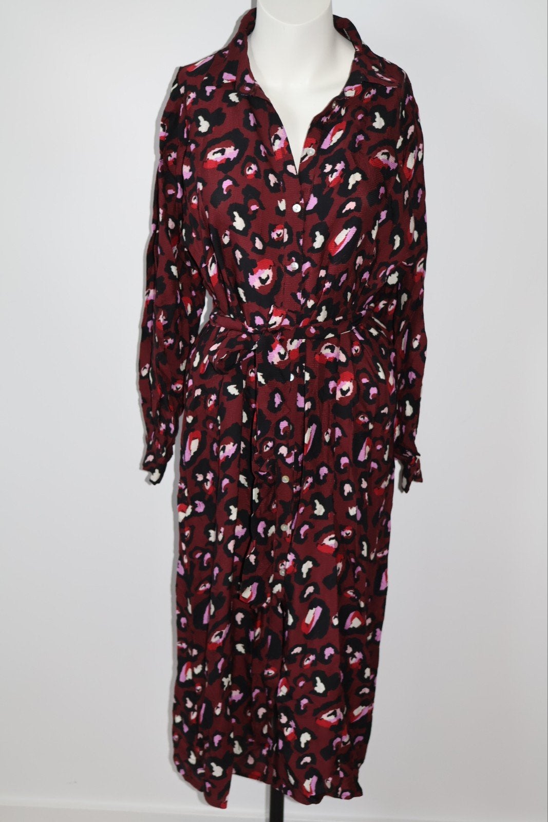 Pom Amsterdam jurk maat 38 / M, luipaardprint, Kleding | Dames, Pom Amsterdam, Meerkleurig, NL, Ophalen of Verzenden