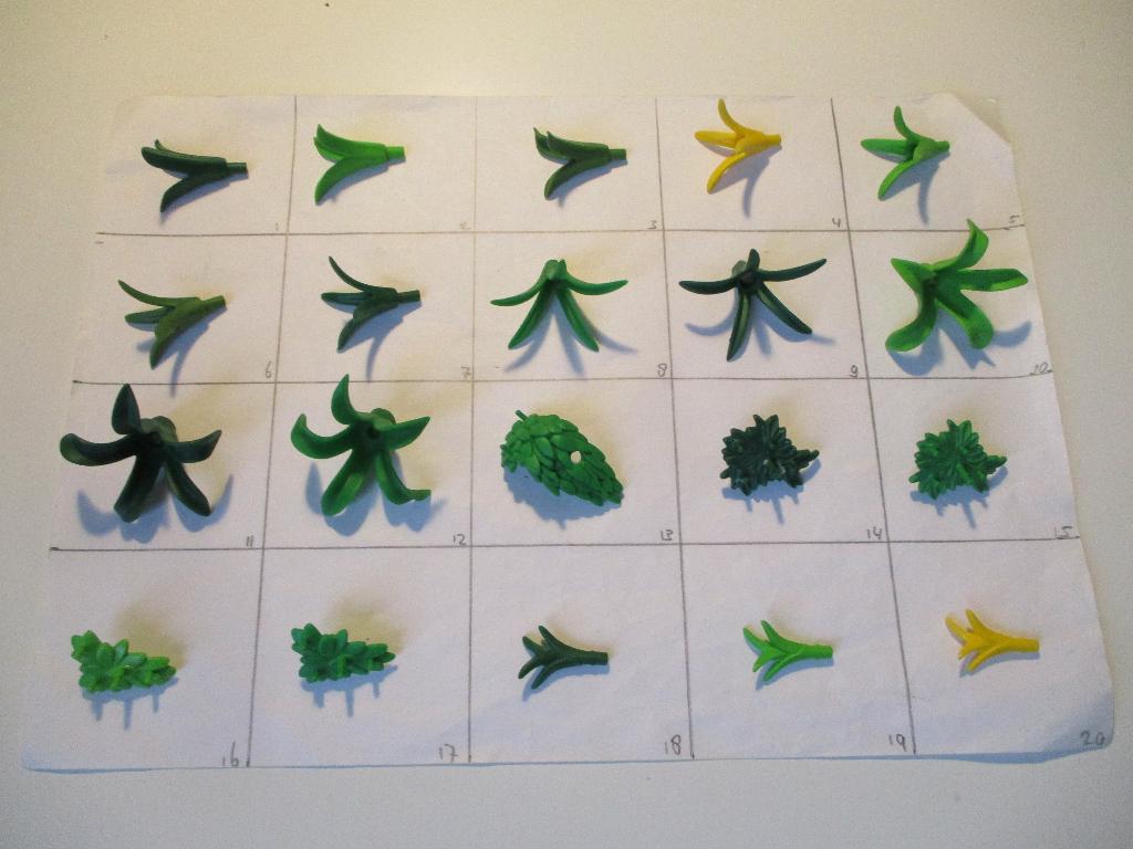 playmobil onderdelen planten/div 1, Ophalen of Verzenden, Zo goed als nieuw, Los playmobil