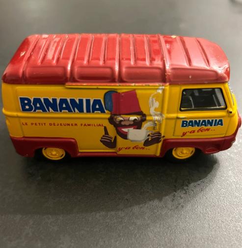 Renault Etafette Banania bestelwagen 1/43, Hobby en Vrije tijd, Modelauto's | 1:43, Ophalen of Verzenden, Nieuw, Auto, Overige merken