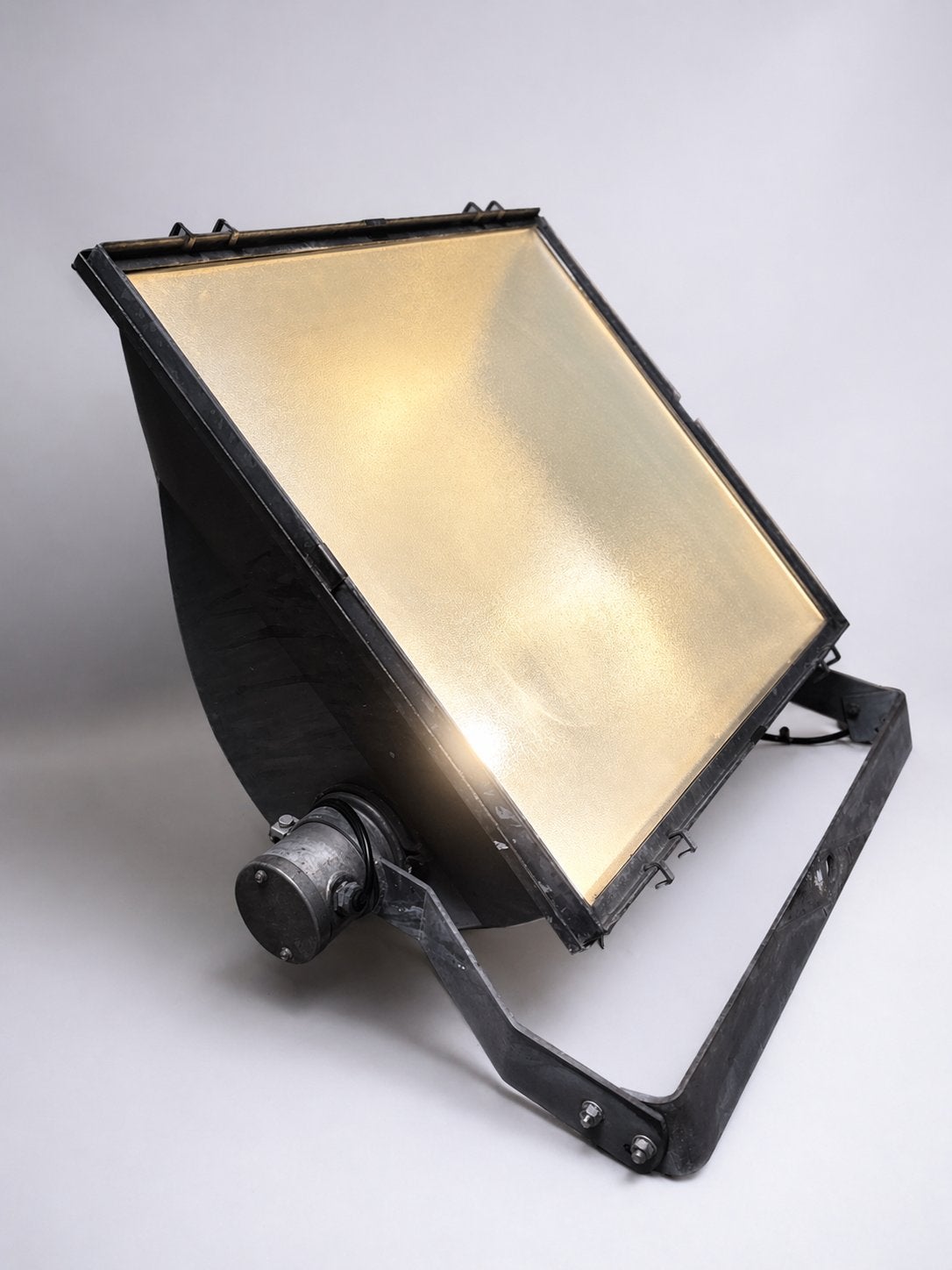 Vintage stadion lamp., Overige merken, Gebruikt, Grijs, Industrieel