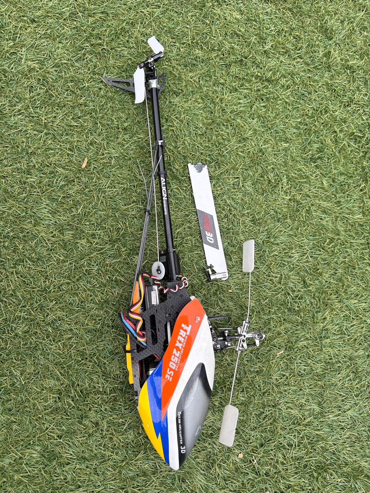 Align T-Rex 250 SE RC Helikopter - Gebruikt, Ophalen of Verzenden, Gebruikt, Elektro, Helikopter