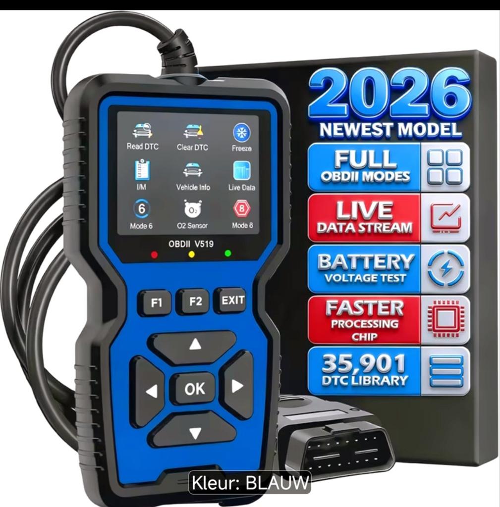 OBD2 Scanner V519 - Auto Diagnosetool - Motorfoutcode Lezer, Ophalen of Verzenden, Nieuw