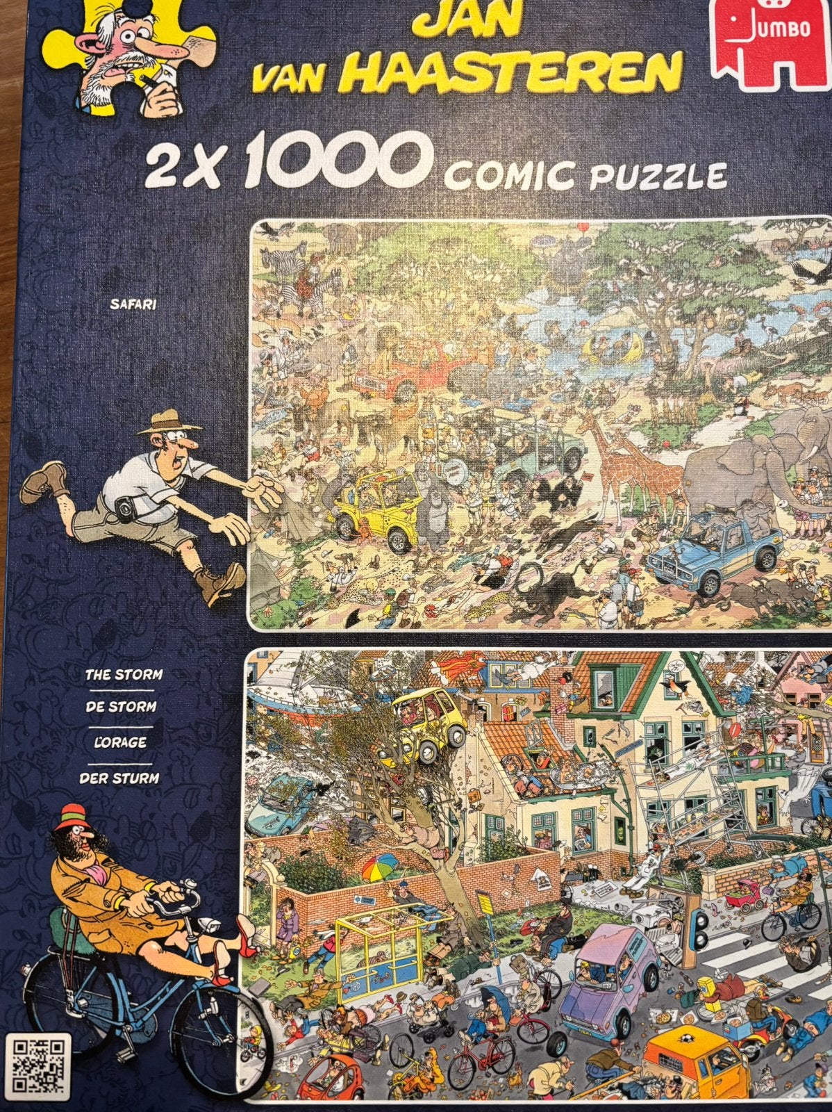 Jan van haasteren puzzels, Hobby en Vrije tijd, Ophalen, 500 t/m 1500 stukjes, Gebruikt