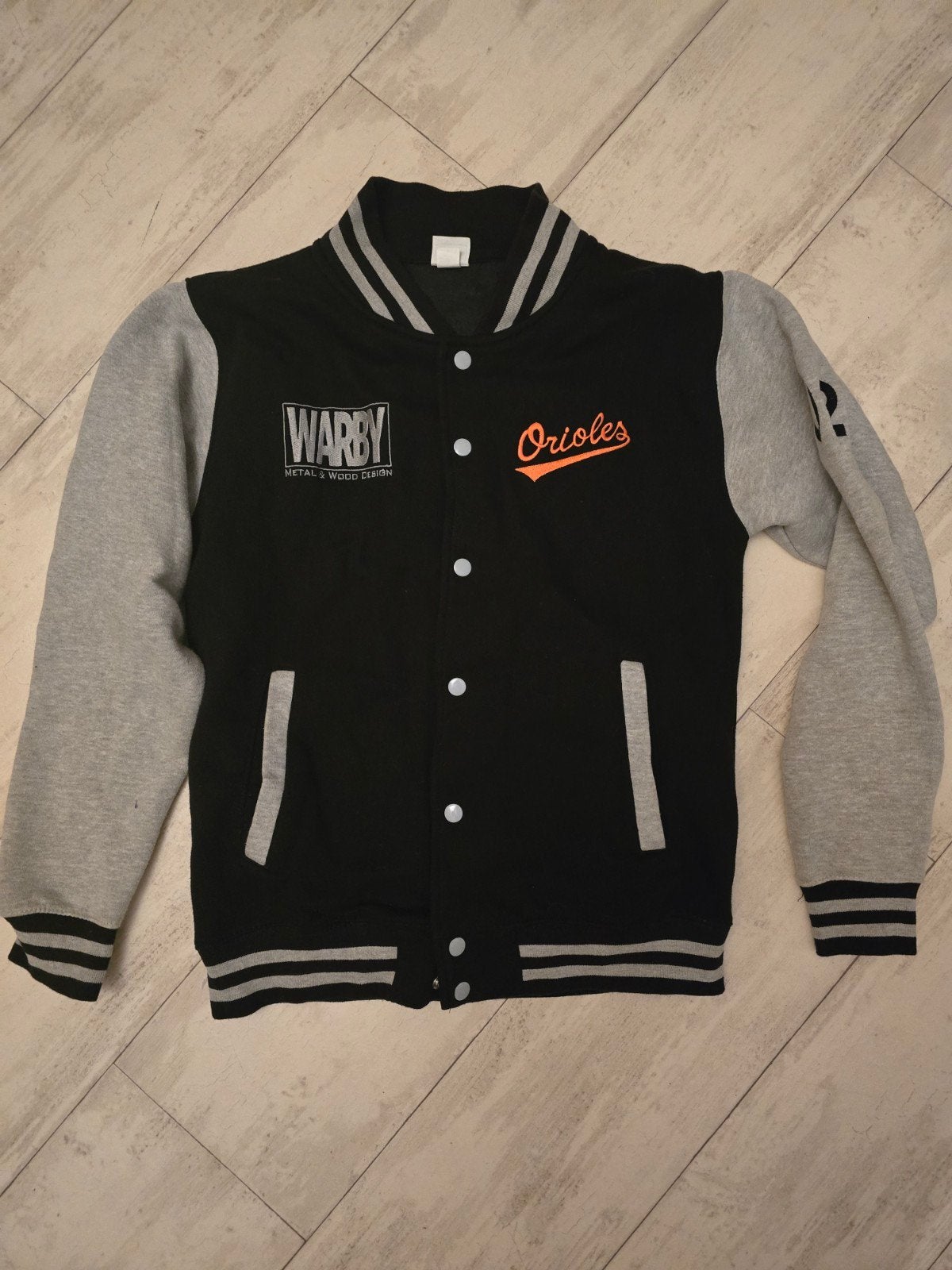 Honkbal jas Orioles kind Medium, gesponsord, z.g.a.n., Ophalen, Awdis, Jongen of Meisje, Zo goed als nieuw
