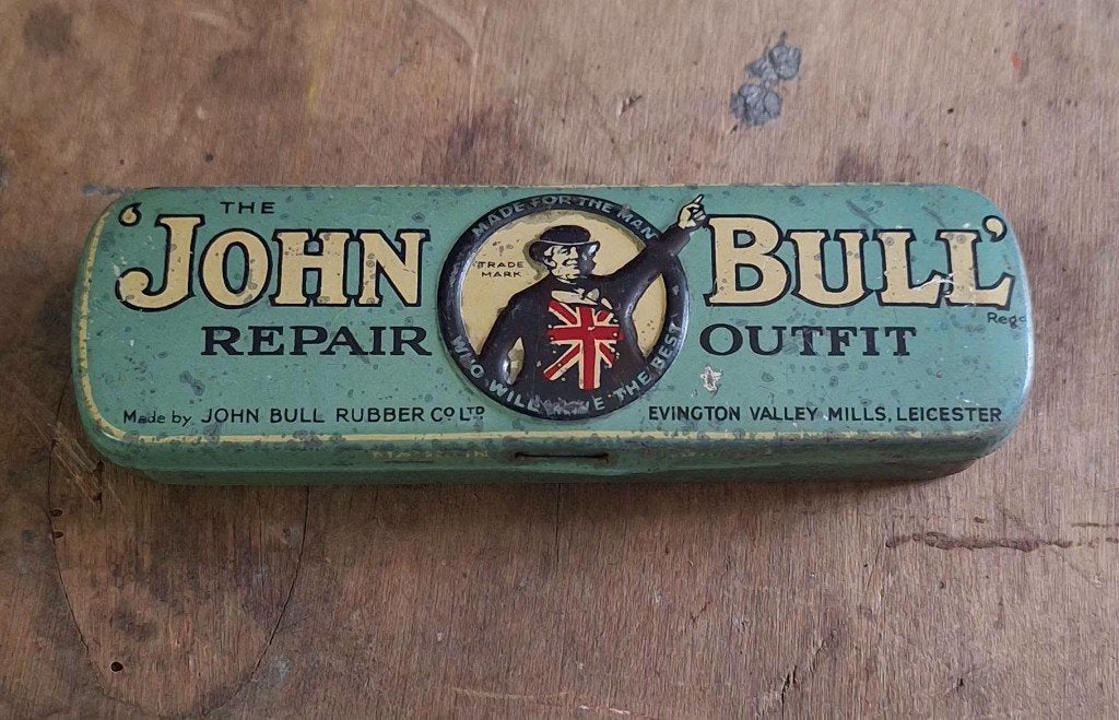 John Bull Repair Outfit blik uit het Verenigd Koninkrijk., Verzamelen, Ophalen of Verzenden, Gebruikt, Overige