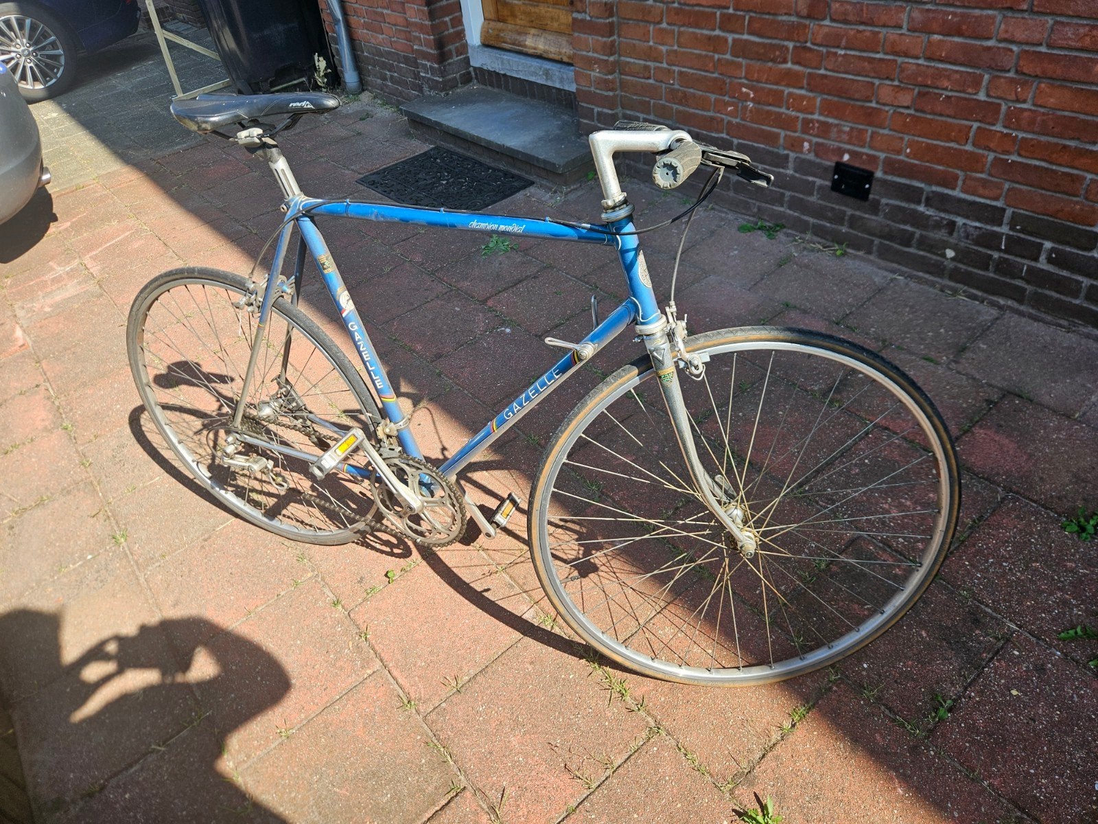 Vintage Gazelle Champion Mondial racefiets, Fietsen en Brommers, Fietsen | Racefietsen, Ophalen