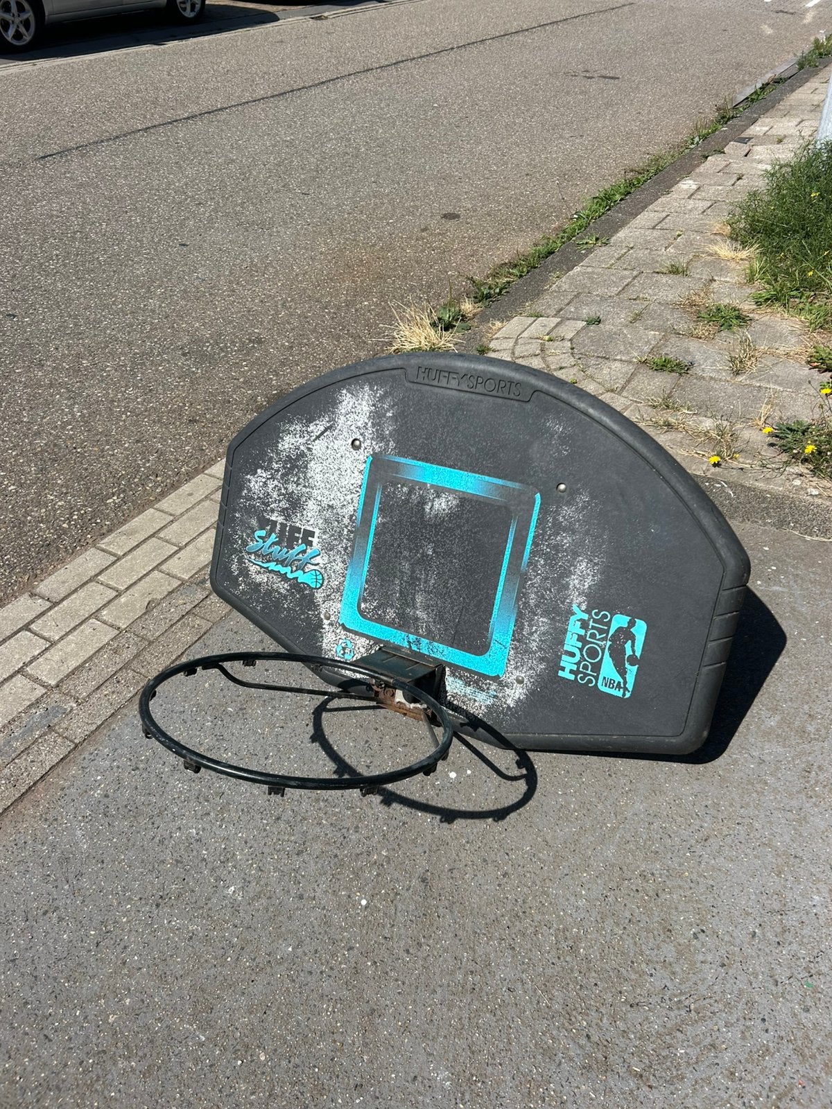 Vintage basket hoop van Huffy Sports, Ophalen, Gebruikt, Ring, Bord of Paal