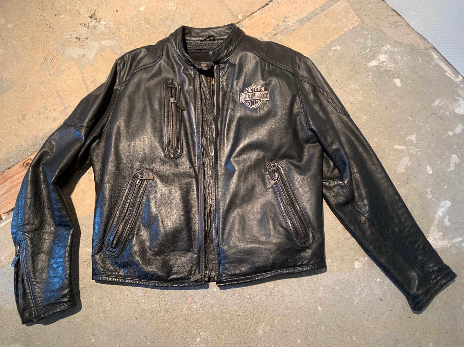 Leren jas, Harley Davidson, maat L, Ophalen of Verzenden, Tweedehands, Jas | leer