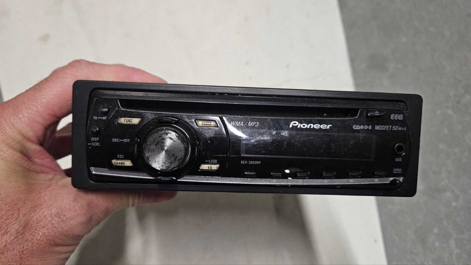 Pioneer DEH-2000MP Autoradio CD/MP3 Speler, Ophalen of Verzenden, Gebruikt