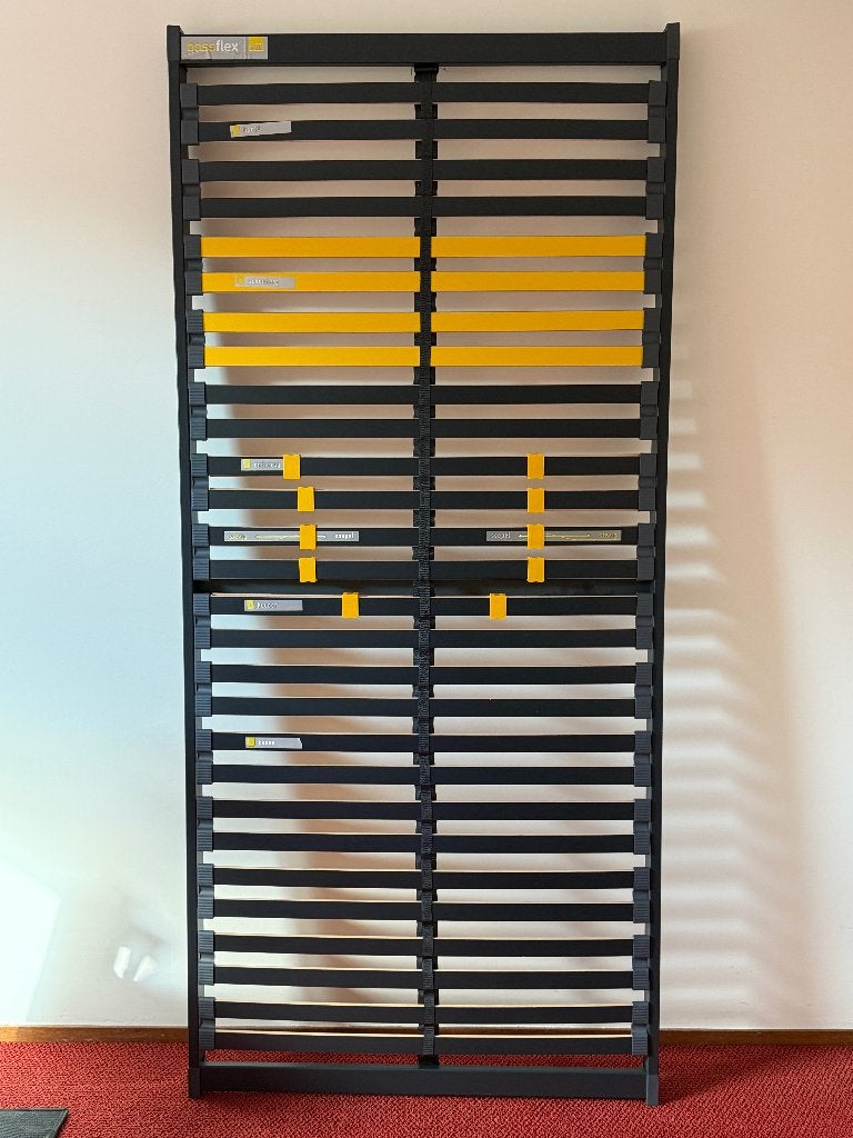 Lattenbodem 200x90 cm met verstelbare ondersteuning, Ophalen, 90 cm, Eenpersoons, Zo goed als nieuw