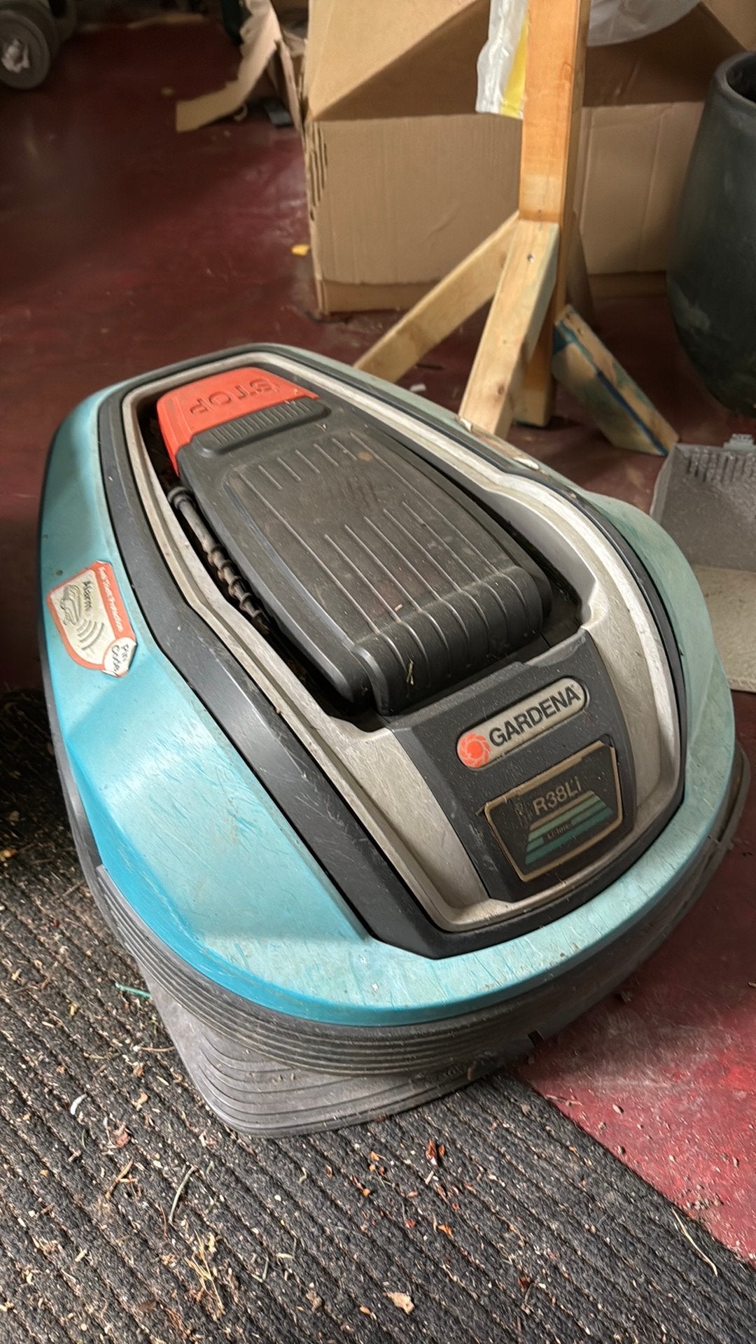 Gardena robot maaier R38Li, Tuin en Terras, Grasmaaiers, Ophalen of Verzenden, Gebruikt