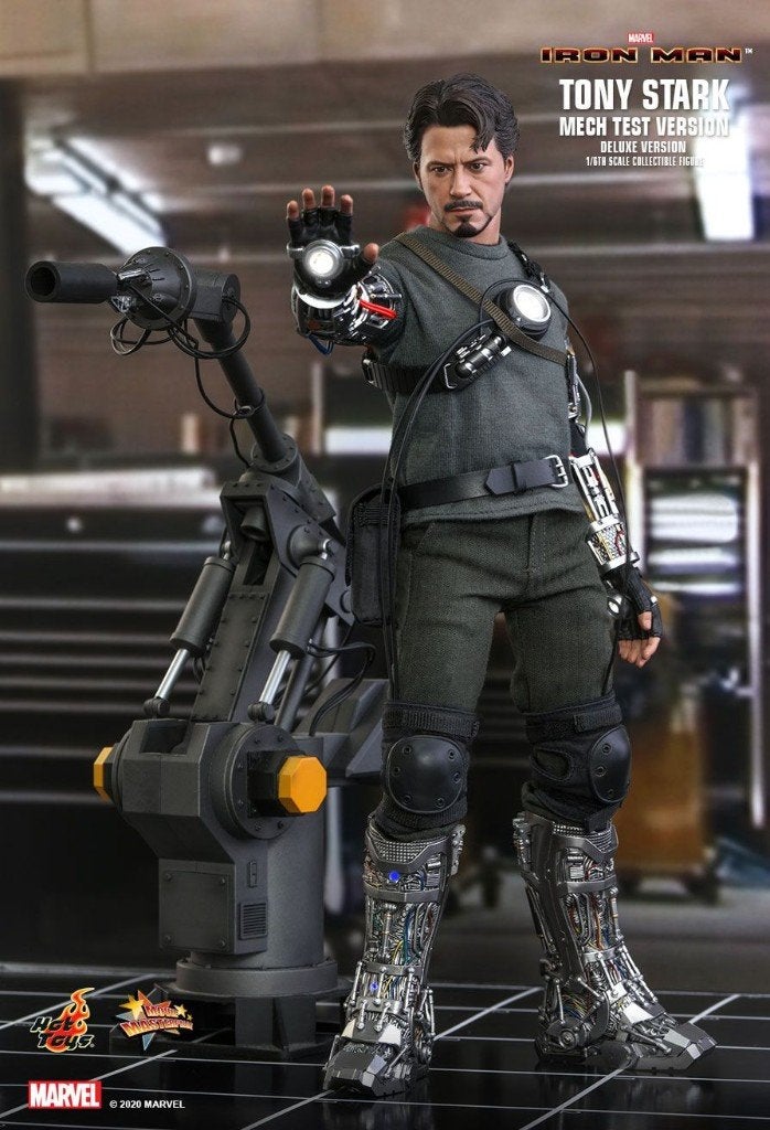 Hot Toys Iron Man Tony Stark Mech Test Deluxe MMS582, West Campus 1 76863 Herxheim (DE), Actiefiguur of Pop, Heo GmbH, Nieuw