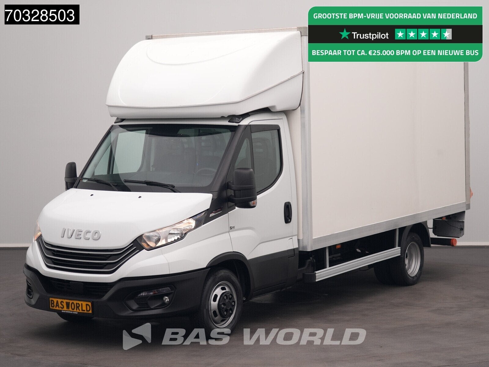 Iveco Daily 35C16 3.0L Automaat Laadklep Zijdeur Dubbellucht, Automaat, 2925 kg, Stof, Gebruikt