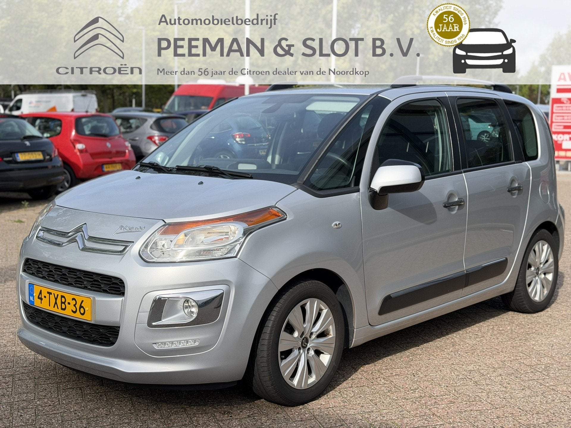 Citroën C3 Picasso 1.4 VTi Exclusive Camera | Hoge Instap |, Voorwielaandrijving, Stof, Gebruikt, Zwart