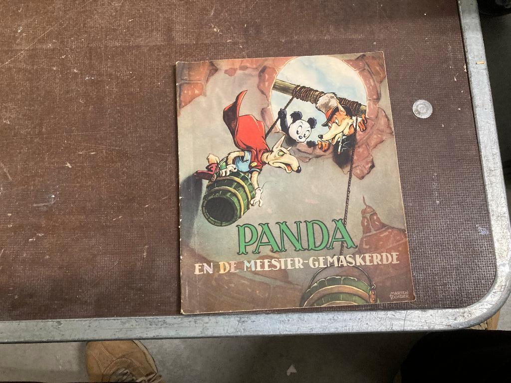 Toonder panda meester gemaskerde (1952), Boeken, Stripboeken, Gelezen, Marten Toonder, Eén stripboek, Ophalen of Verzenden