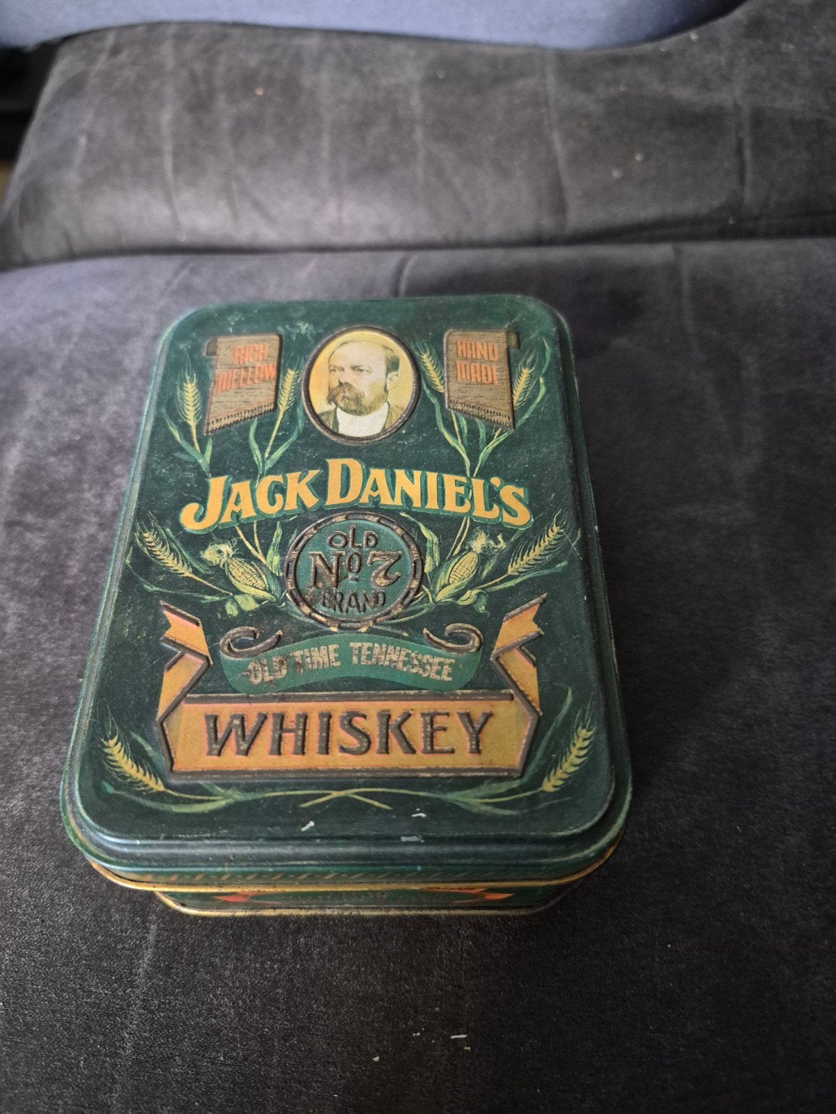 Vintage Jack Daniel's Whiskey Blik - Hudson-Scott & Sons, Ophalen of Verzenden