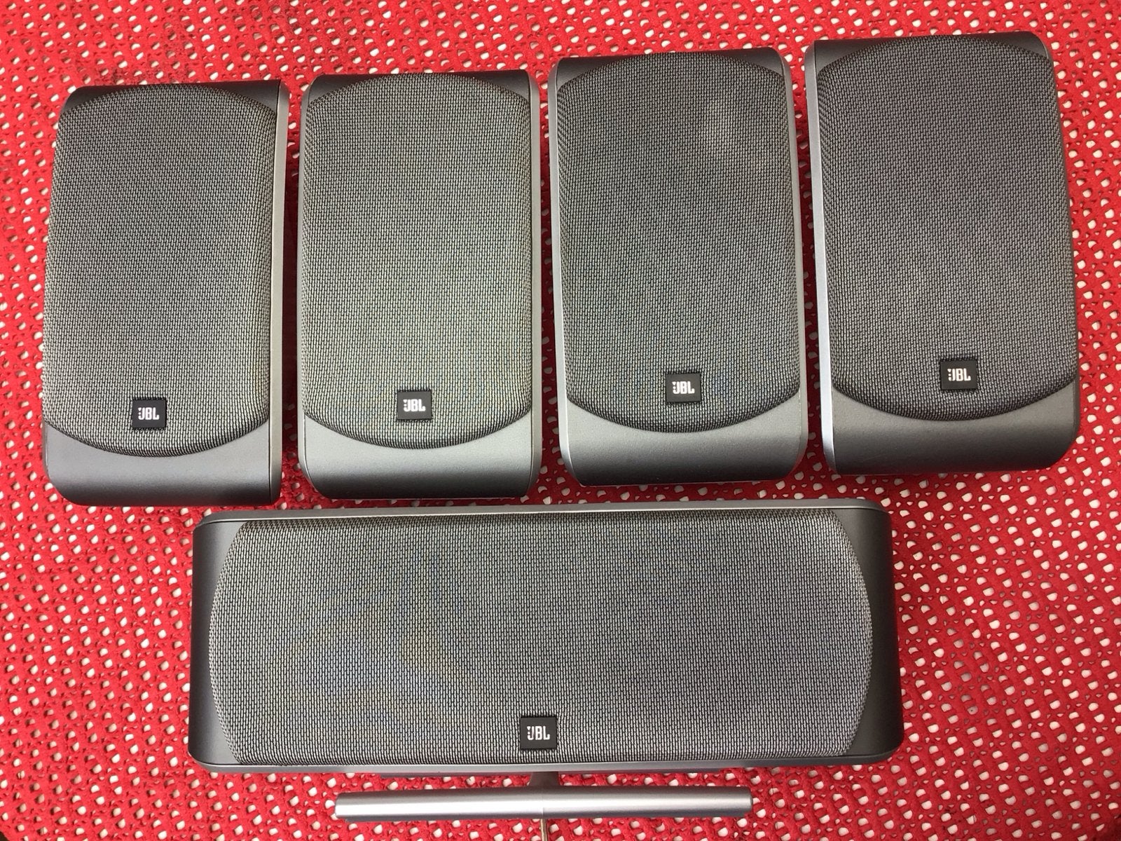 JBL SCS200SAT Surround Speakerset - 5 Stuks, Ophalen, Gebruikt, JBL, Surroundset