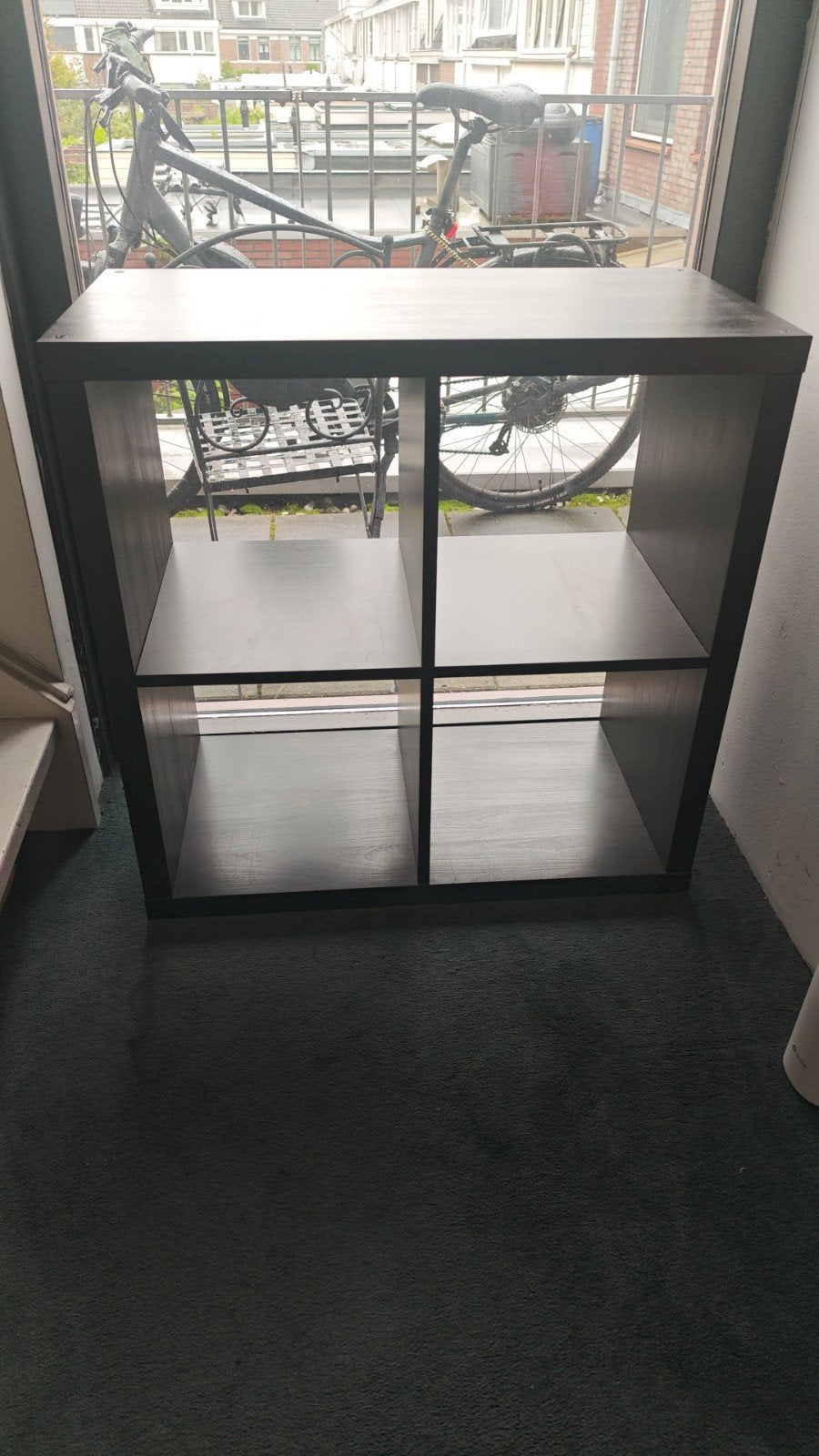 Ikea Donkerbruin vakkenkastje met 4 vakken, Ophalen of Verzenden, Gebruikt