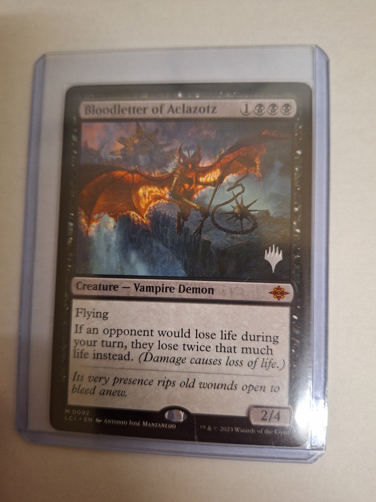 Bloodletter of Aclazotz - Magic The Gathering, Ophalen, Zo goed als nieuw, Losse kaart