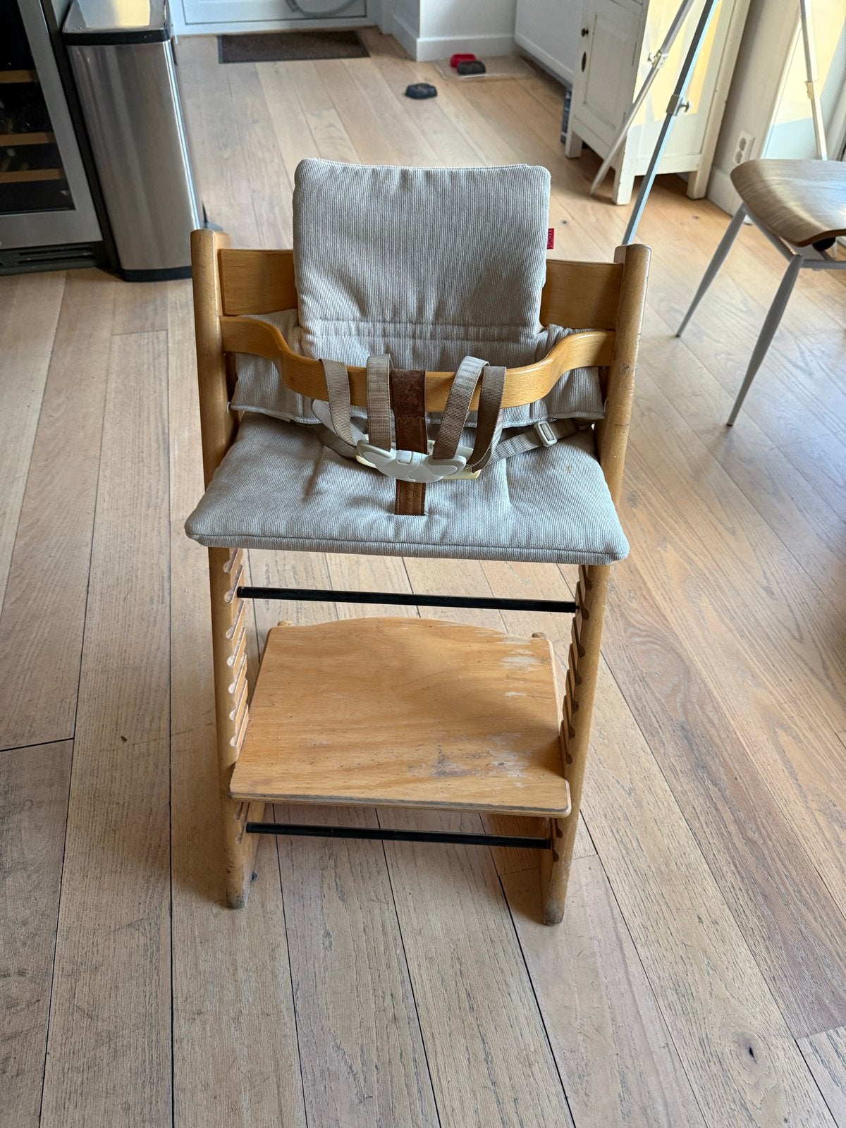 Stokke Tripp Trapp kinderstoel compleet met beugel, hoes, go, Kinderen en Baby's, Kinderstoelen, Ophalen of Verzenden, Gebruikt