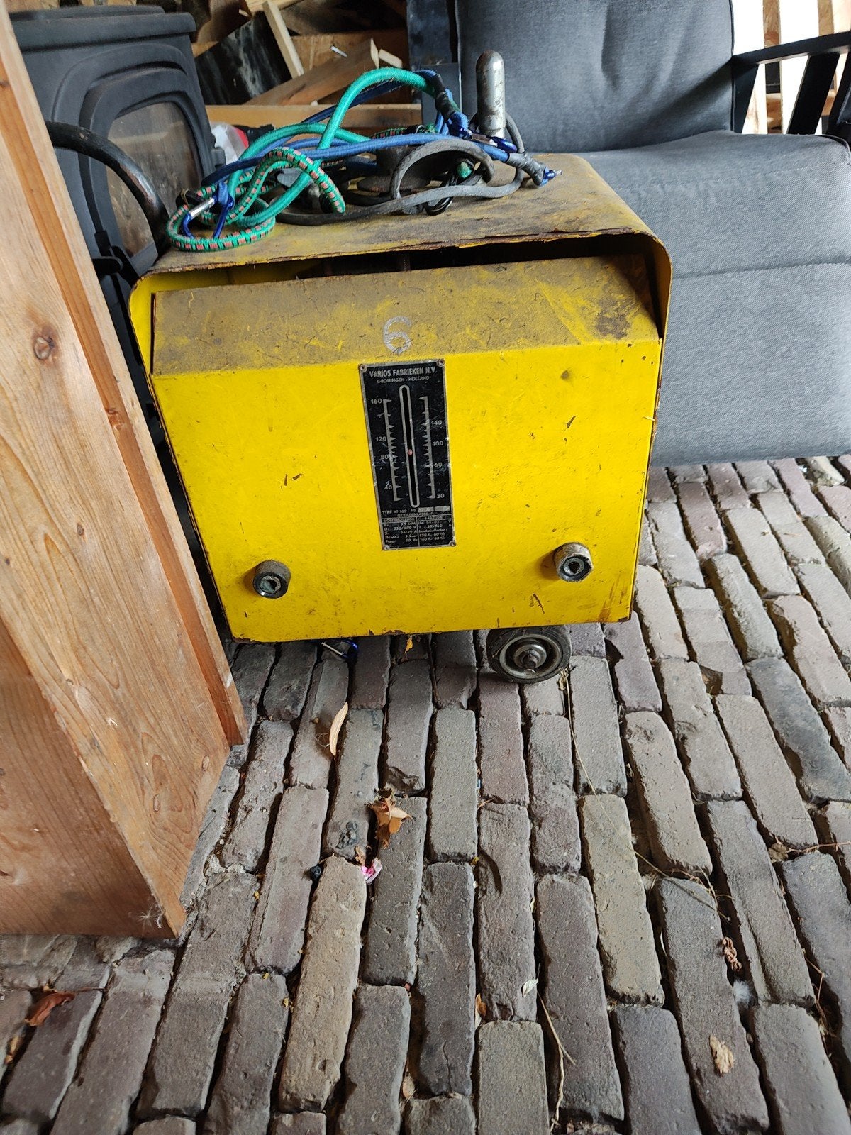 Lasapparaat VT 160 Varios Fabrieken incl. kabels en houder, Doe-het-zelf en Verbouw, Gereedschap | Lasapparaten, Ophalen of Verzenden
