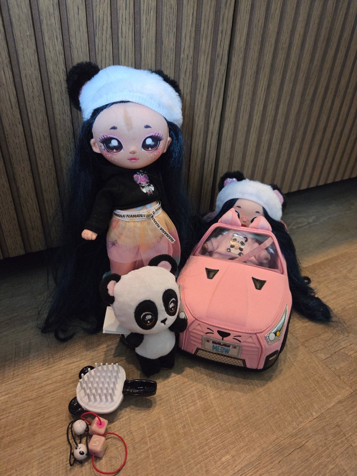 Na! Na! Na! Surprise poppen met auto en accessoires, Ophalen of Verzenden, Zo goed als nieuw, Overige typen