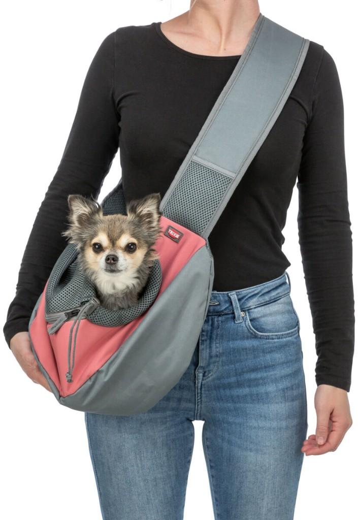 Hondentas buikdrager zijdrager Sling zalm roze nu voor €17,5, Dieren en Toebehoren, ., Ophalen of Verzenden, ., Nieuw