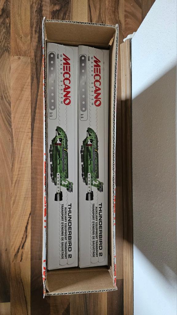 Meccano Thunderbird 2 (2 stuks) nieuw in doos, Verzamelen, Verzenden, Nieuw