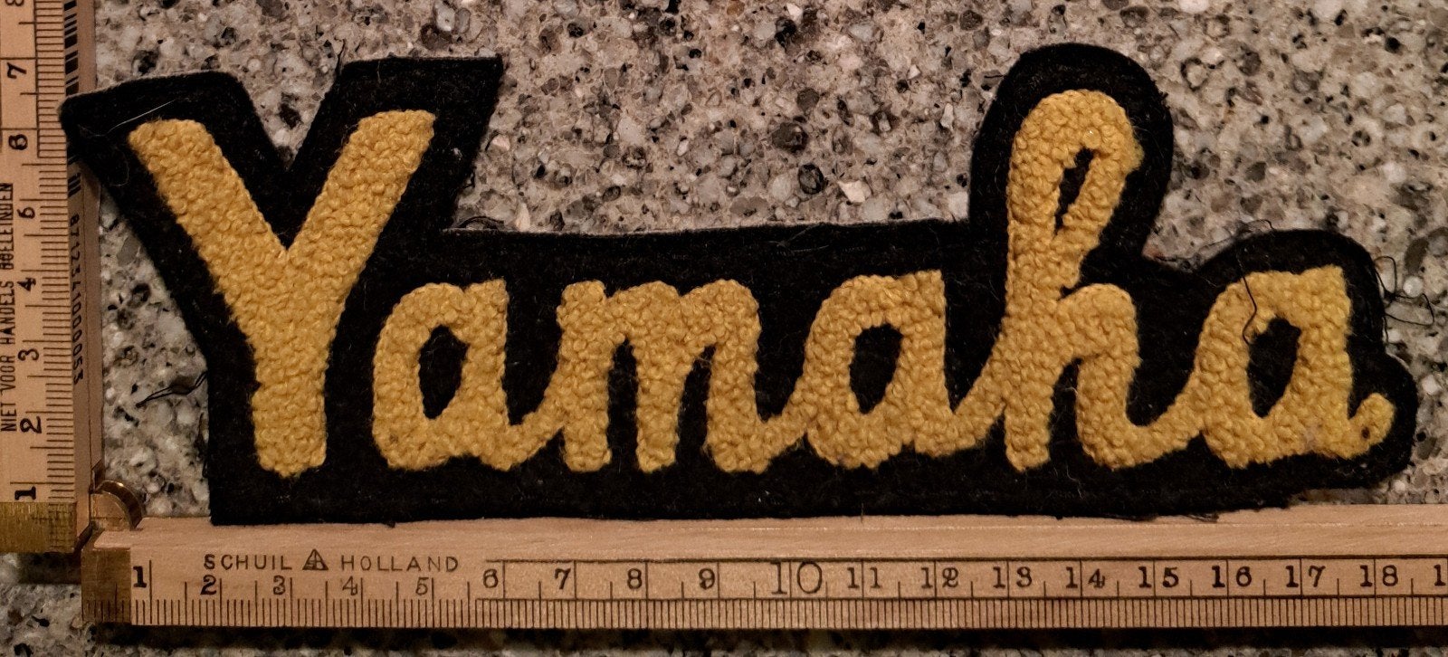 vintage Yamaha chenille-embleem tuffen patch batch, Verzamelen, Ophalen of Verzenden, Zo goed als nieuw, Motoren