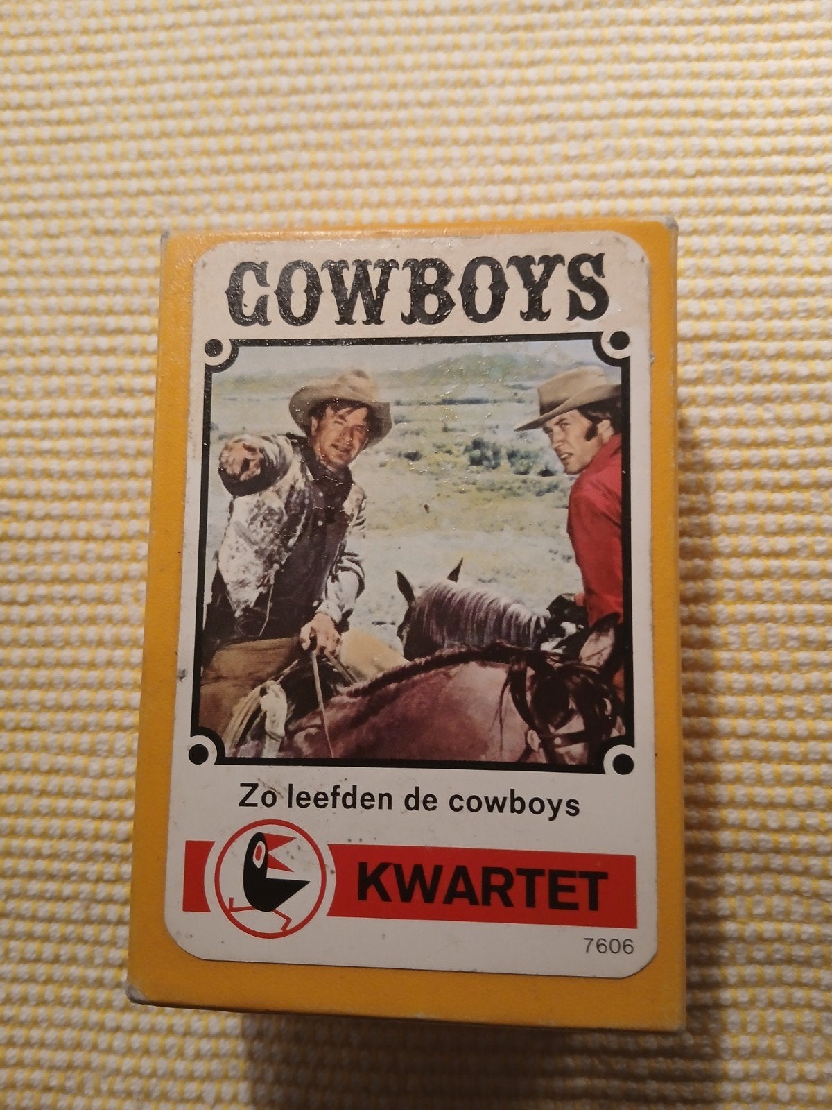 Cowboys Kwartetspel - Zo leefden de cowboys, Drie of vier spelers, Ophalen of Verzenden, Gebruikt, Onbekend