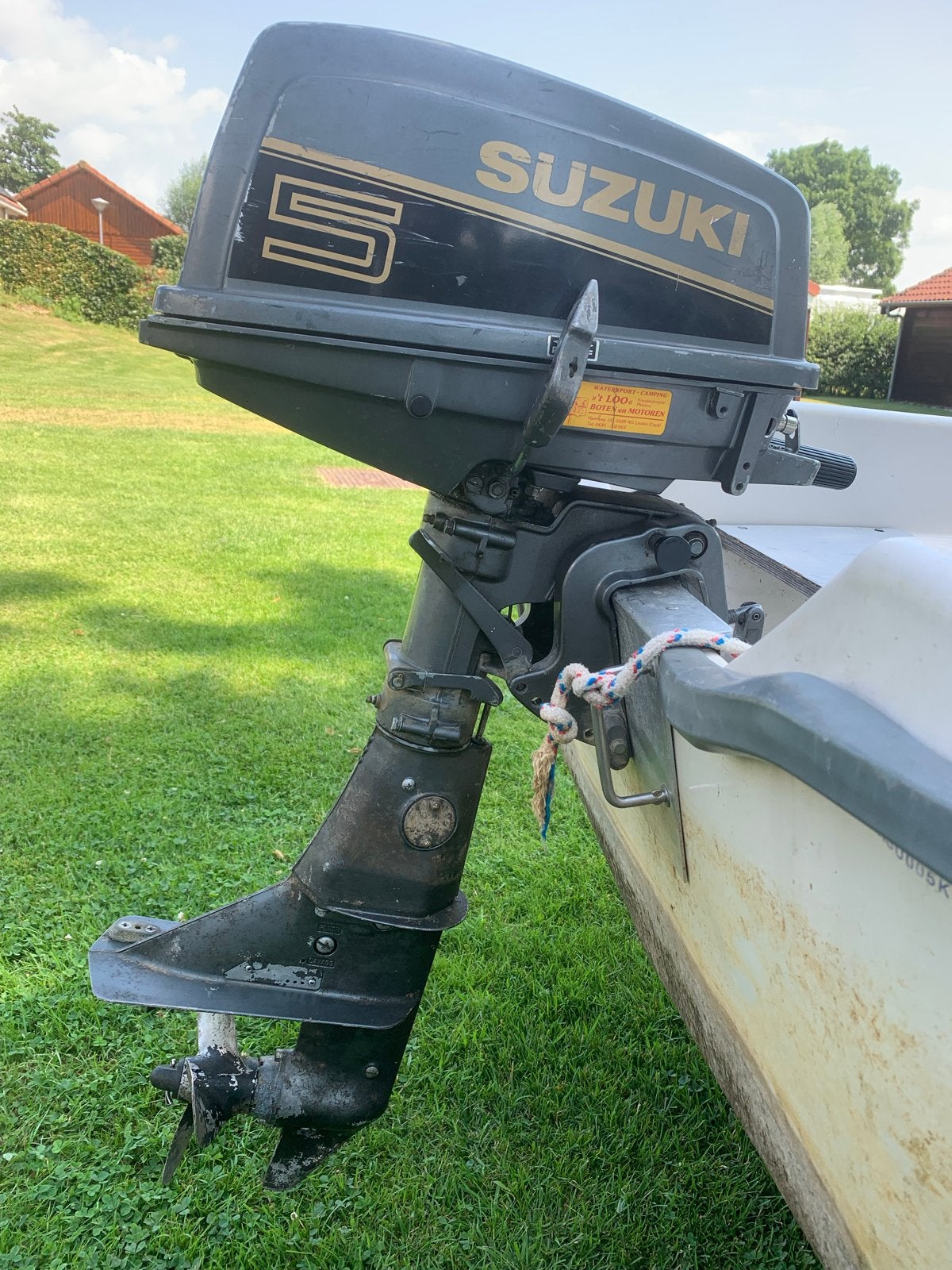 Suzuki 5 PK 2takt buitenboordmotor, Ophalen, Gebruikt, Motor en Techniek