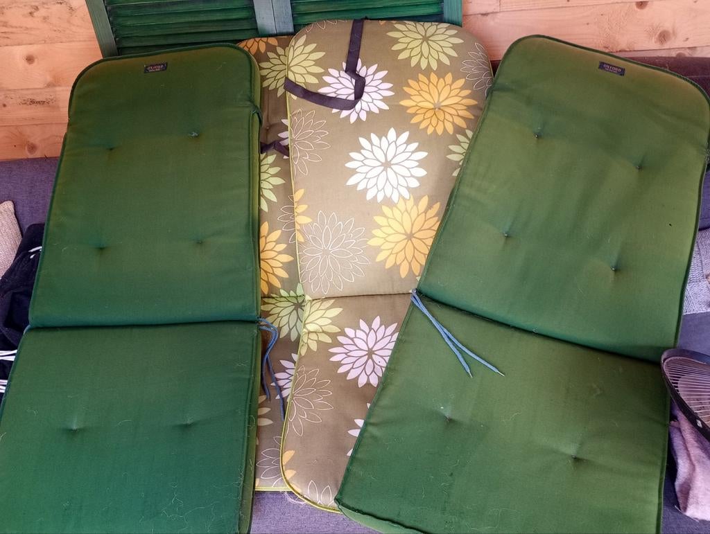 4xtuinstoel kussens, Ophalen, Gebruikt