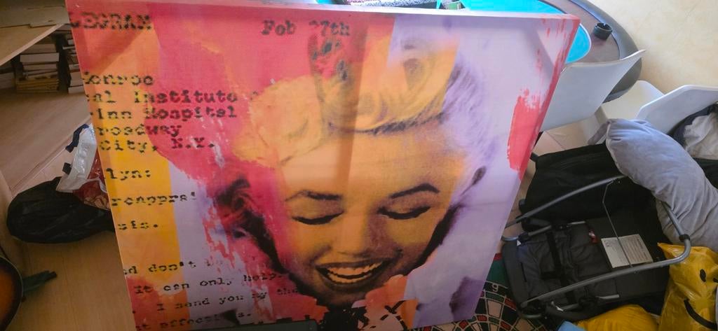 Marilyn Monroe zeefdruk, Ophalen