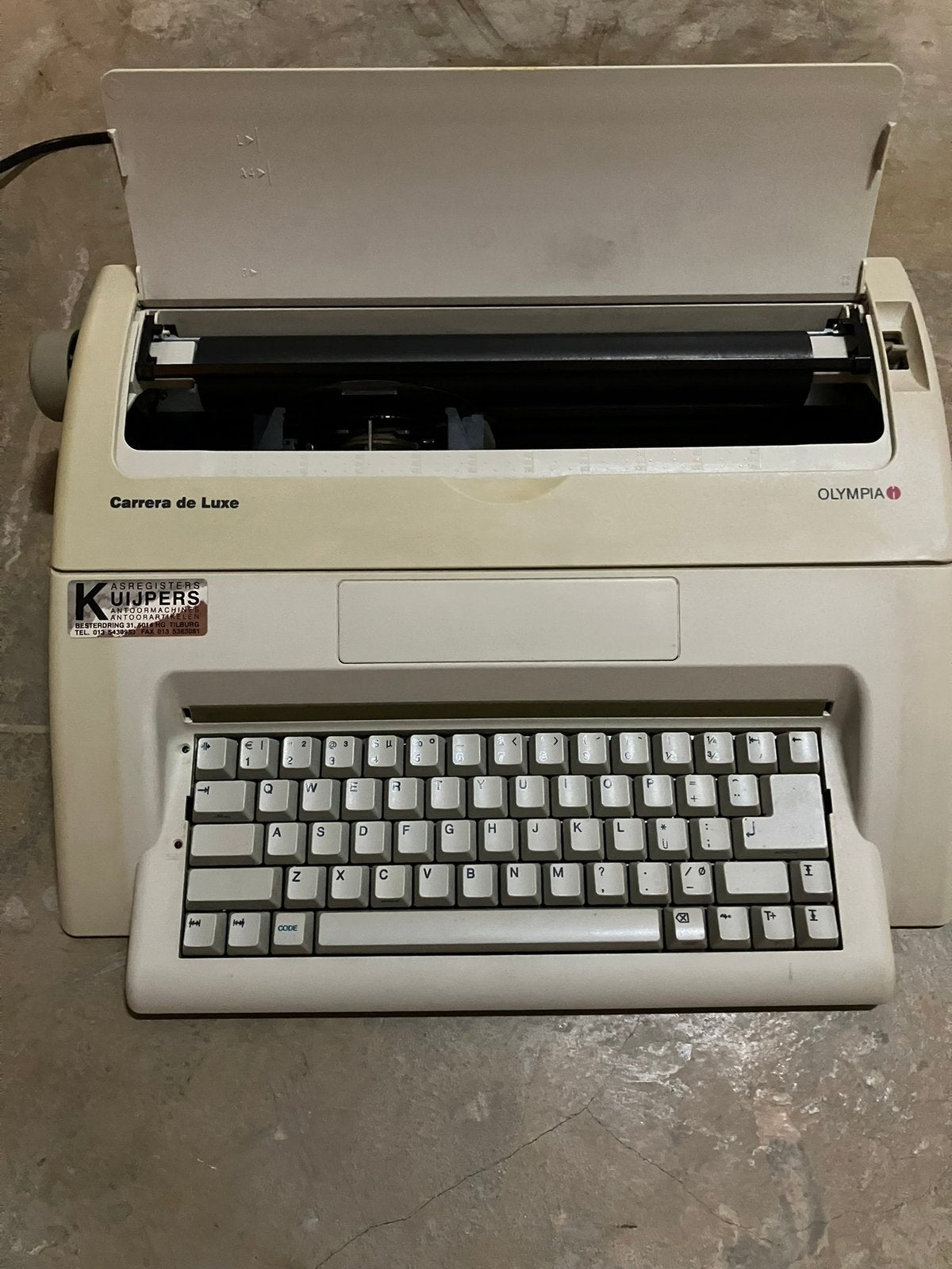 Kooooopje.   Typemachine, Diversen, Ophalen of Verzenden, Gebruikt