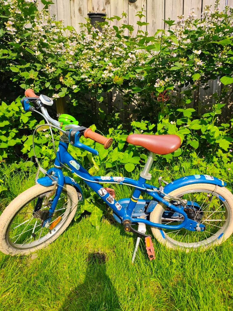 Blauwe btwin Kinderfiets 900
 16 inch, Fietsen en Brommers, Fietsen | Kinderfietsjes, Ophalen, Gebruikt, 16 tot 20 inch