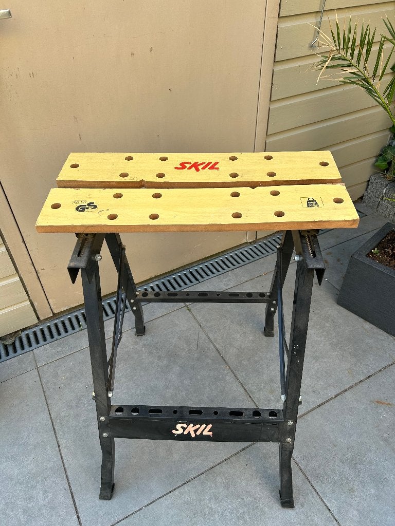 Werkbank Skil, Ophalen, Gebruikt, 70 tot 120 cm, Inklapbaar
