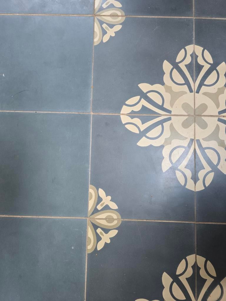 Decoratieve, Portugese Vloertegels met Patroon, Ophalen, Overige materialen, Nieuw, 20 tot 40 cm