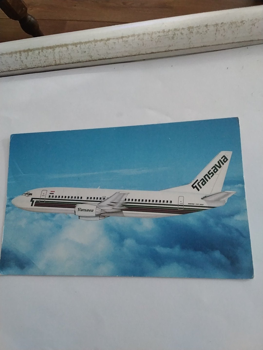 Ansichtkaart Transavia Boeing 737-500 (jaren '90), Verzamelen, Ophalen of Verzenden, 1980 tot heden, Ongelopen, Voertuig