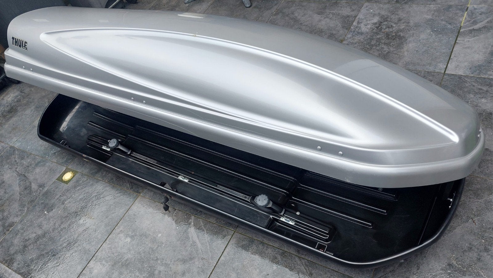 ALLERGROOTSTE THULE Atlantis 900 XXL glans dakkoffer skibox, Ophalen of Verzenden, Zo goed als nieuw